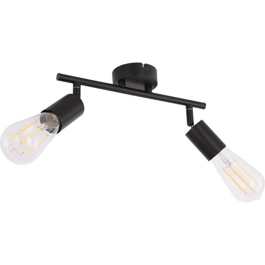 mutoni Spot Martha métal noir 2xE27  