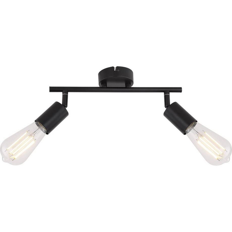 mutoni Spot Martha métal noir 2xE27  