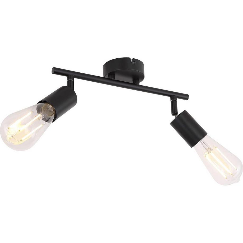 mutoni Spot Martha métal noir 2xE27  