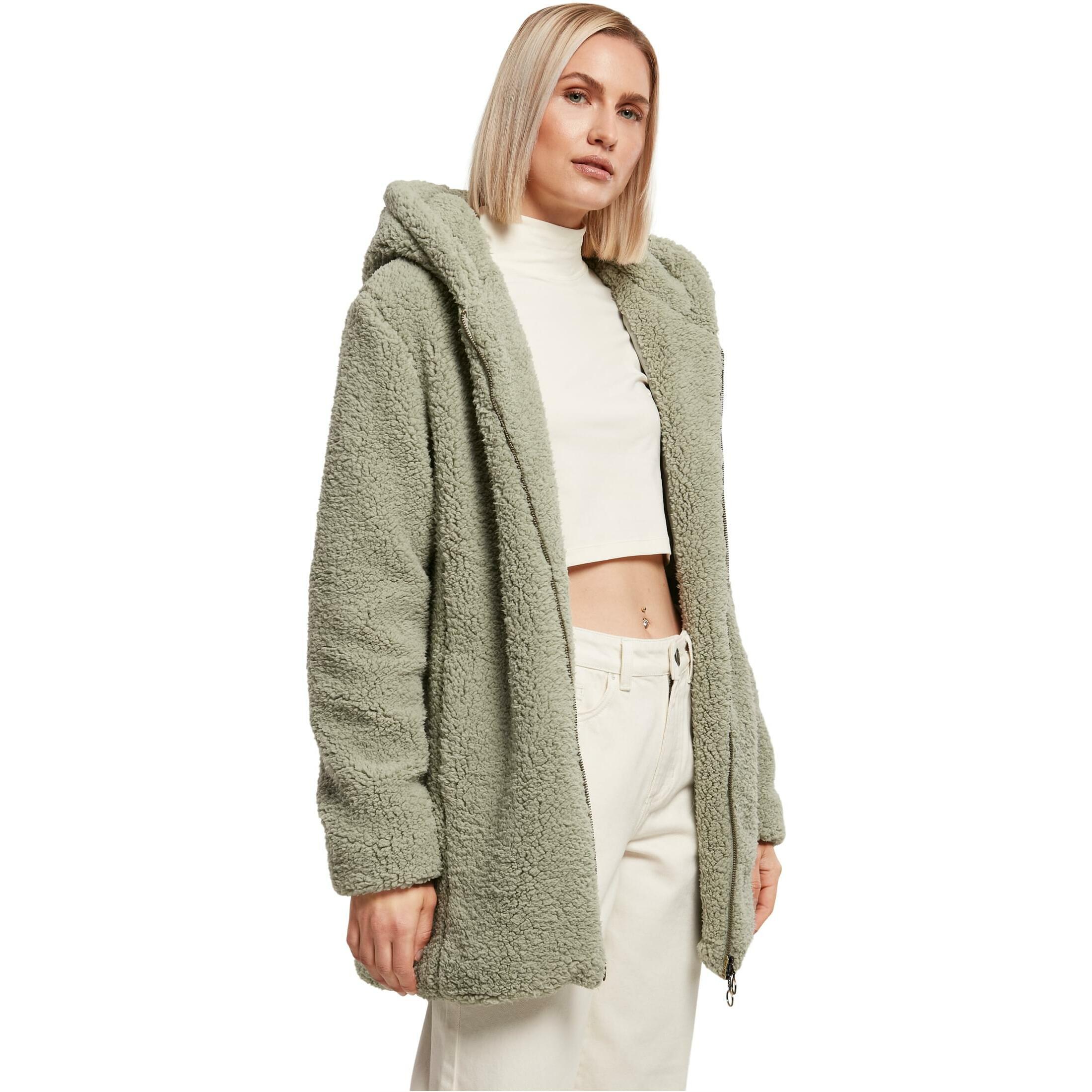 Image of Fleece Mit Kapuze, Frau Sherpa Damen XXXL