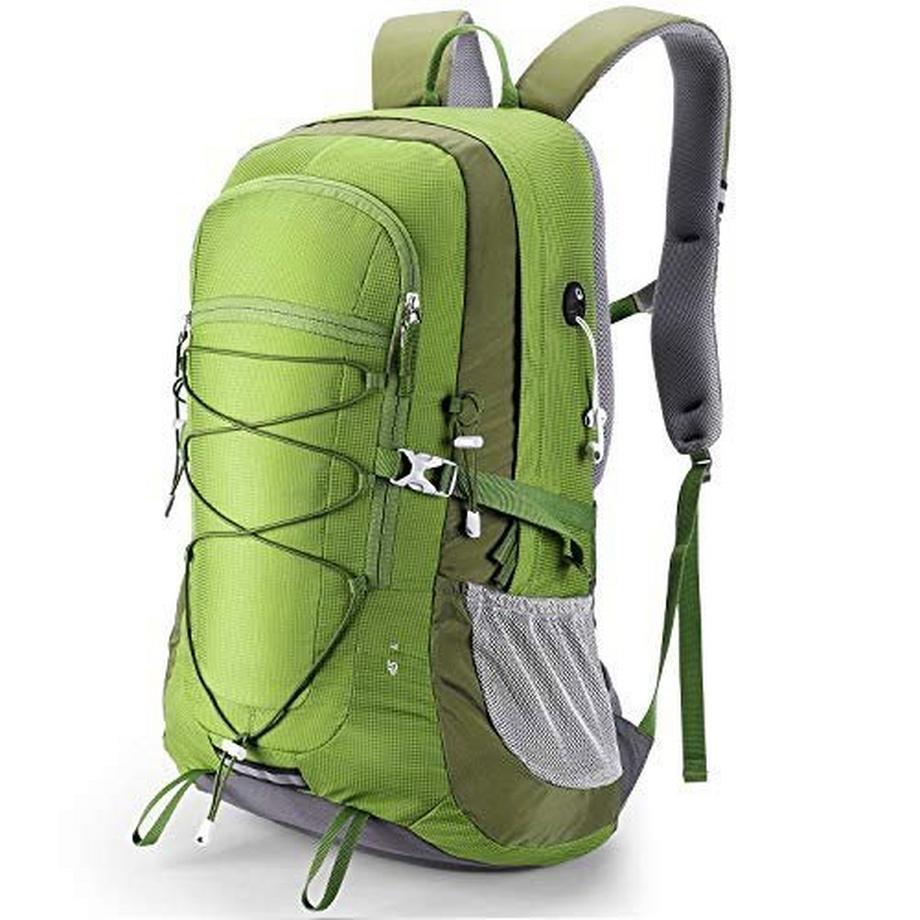 Sac à dos de randonnée 45 L, sac à dos étanche, sac à dos de voyage, sac à dos d'extérieur avec bandes réfléchissantes pour la randonnée, le cyclisme, l'escalade, l'alpinisme et les sports de voyage