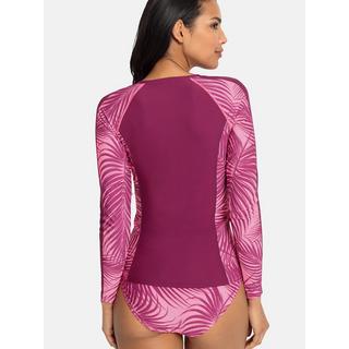 LASCANA  Haut maillot de surf rashguard manches longues Coal 