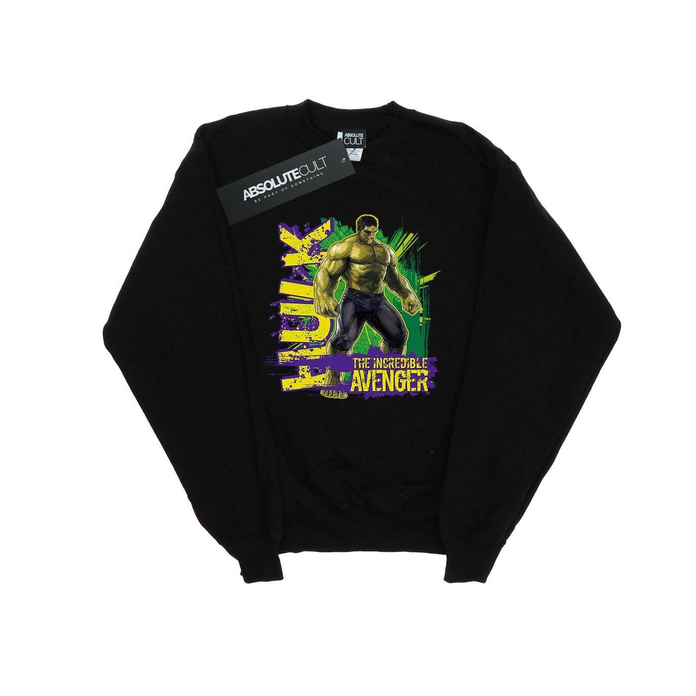 Image of Avengers Hulk Incredible Avenger Sweatshirt Mädchen Schwarz 140/146
