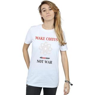 The Big Bang Theory  Make Coitus Not War TShirt 