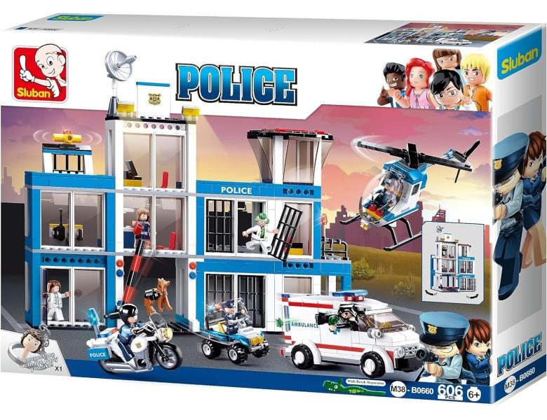 Sluban  Police Polizeistation (606Teile) 