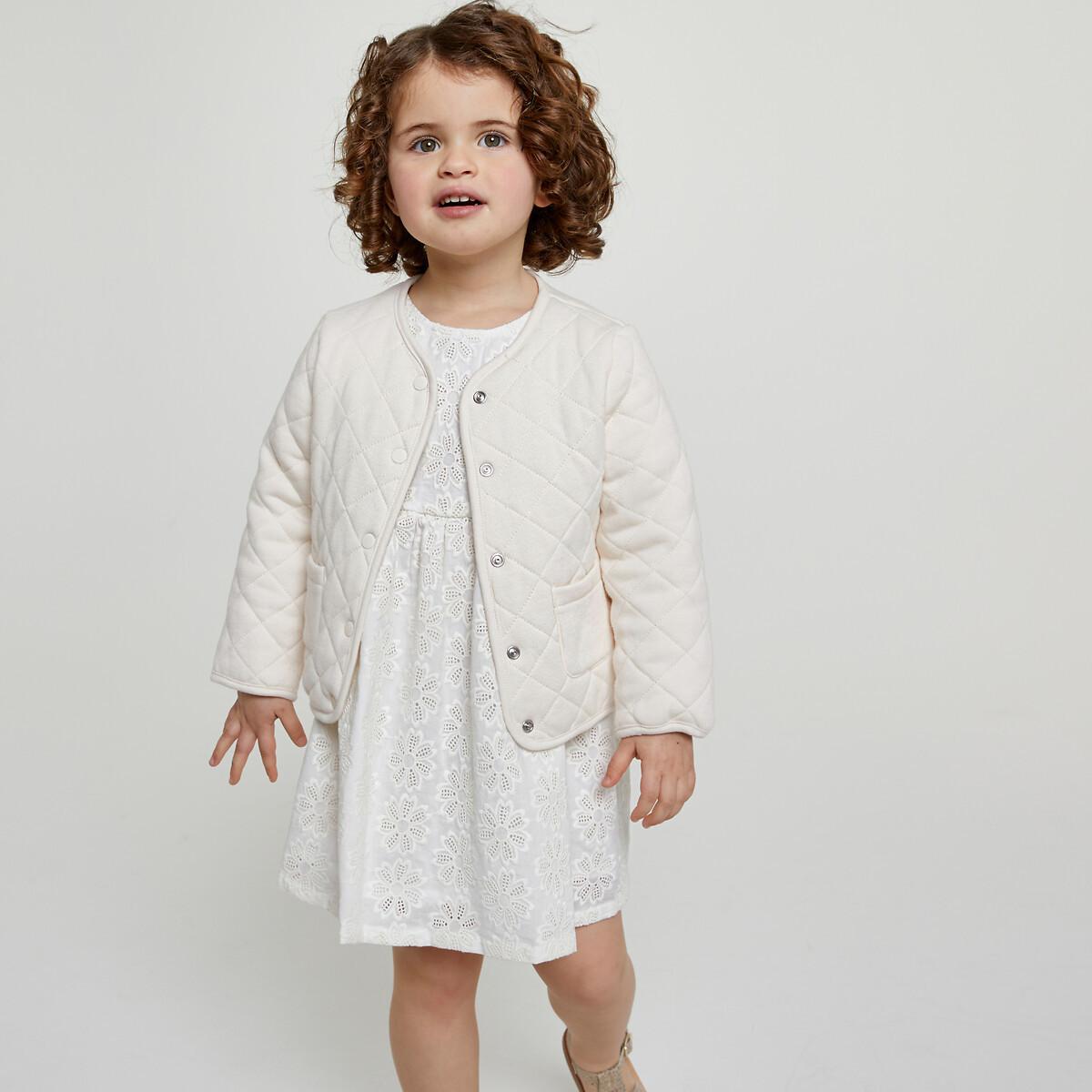 Image of Gesteppte Sweatjacke Mit Druckknöpfen Unisex Beige 6 mesi