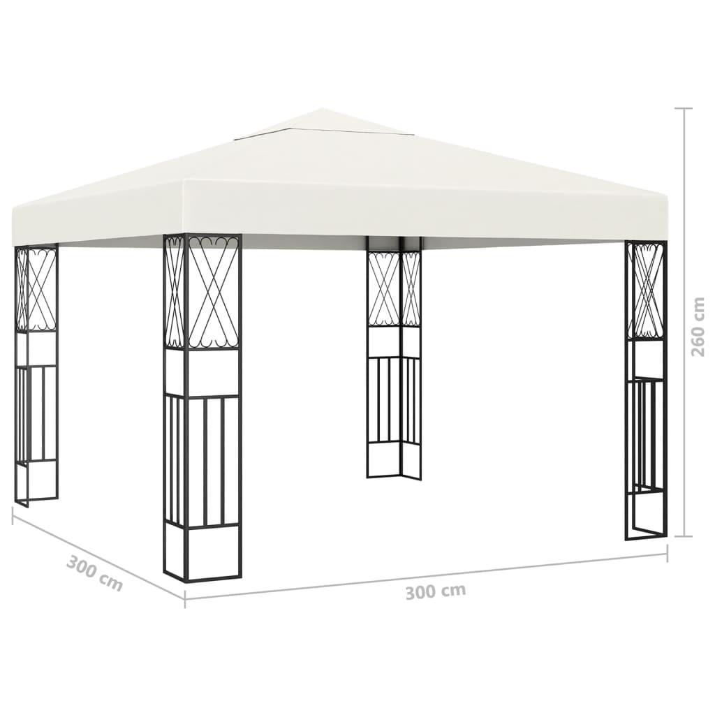 VidaXL gazebo Tessuto  