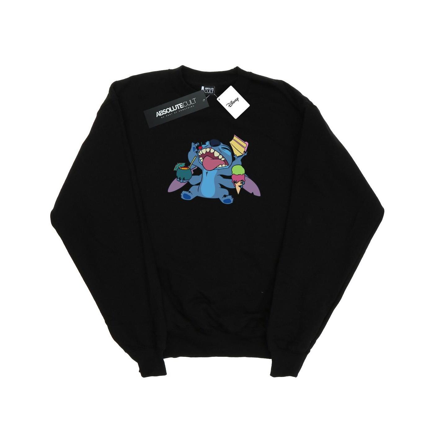 Image of Lilo And Sitch Munchies Sweatshirt Unisex Schwarz 104
