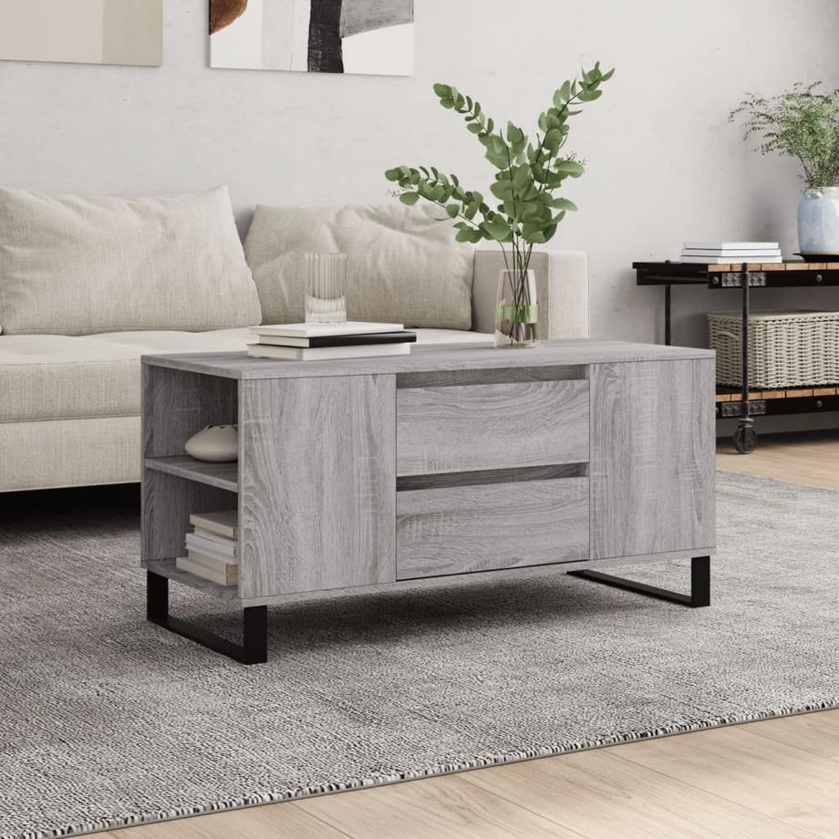 VidaXL Table basse bois d'ingénierie  