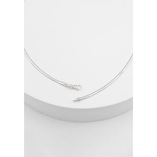 MUAU Schmuck  Collier omega en or blanc 750, 1,9mm, 42cm 