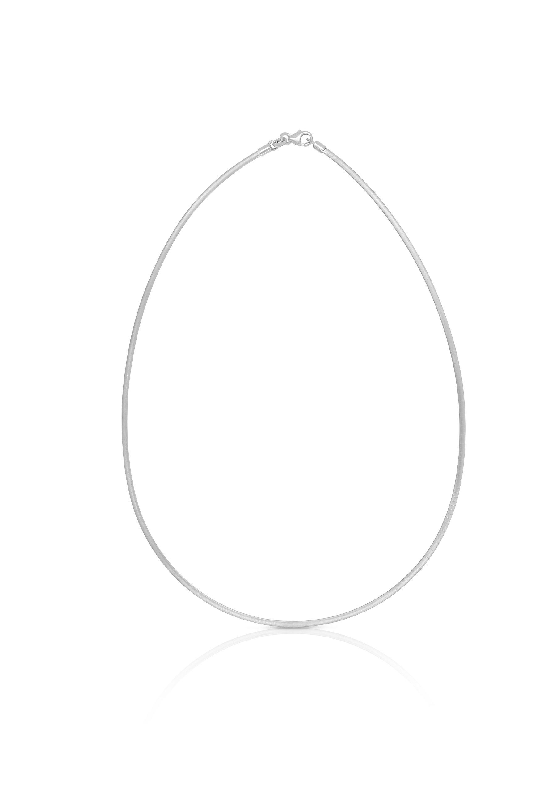 MUAU Schmuck  Collier omega en or blanc 750, 1,9mm, 42cm 