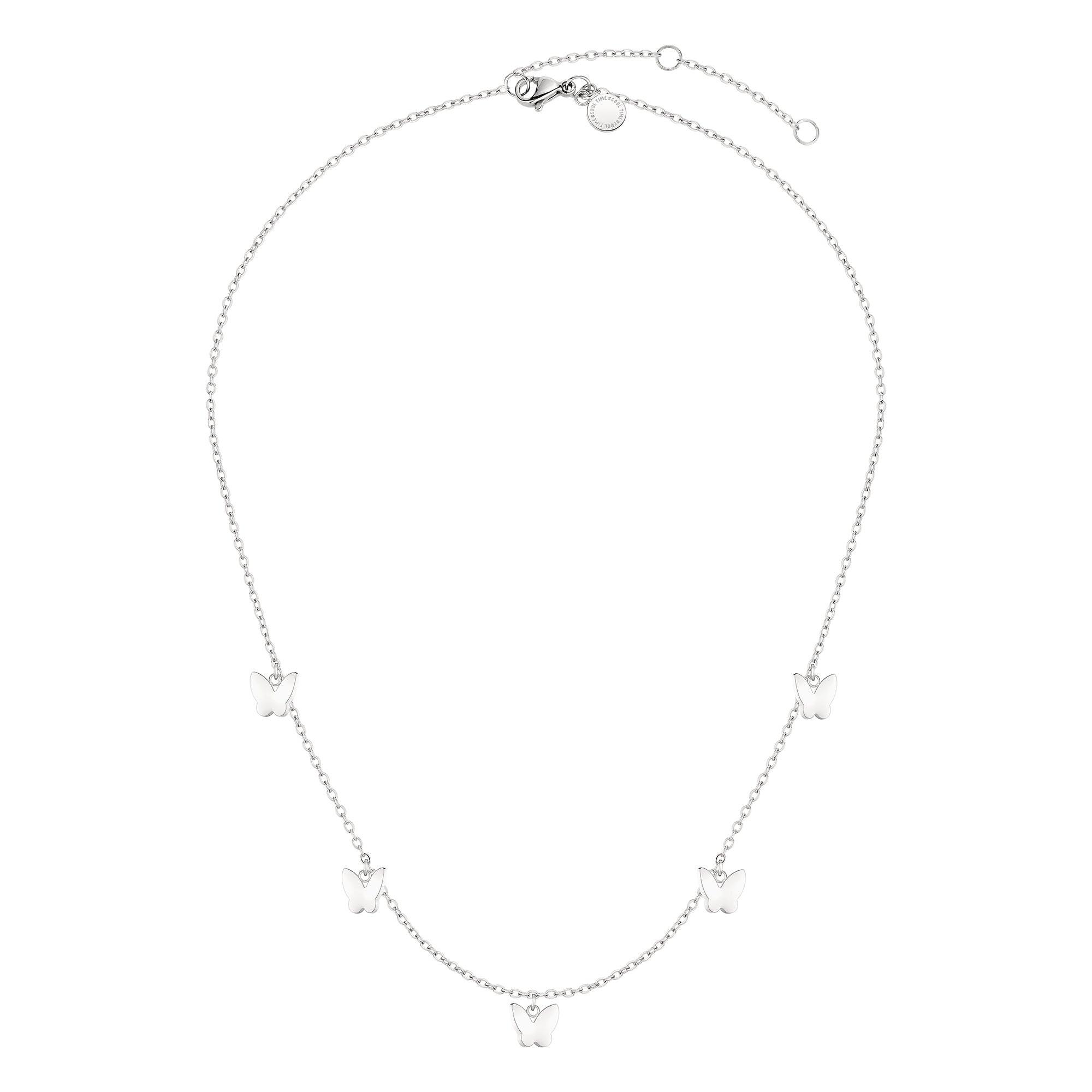 Image of Halskette Mit Schmetterlingen Damen 41cm