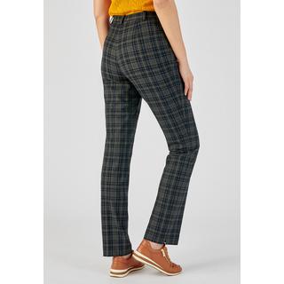 Damart  Pantalon droit 2 statures lainage aspect flanelle bi-extensible. 