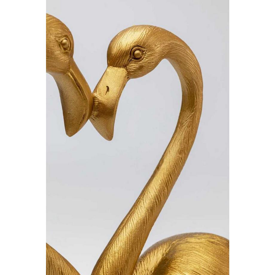 KARE Design Deko Figur Flamingo Love gold 39  