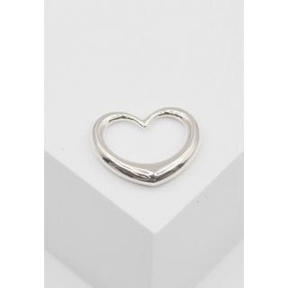 MUAU Schmuck  Anhänger swinging heart Weissgold 750, 23x20mm 