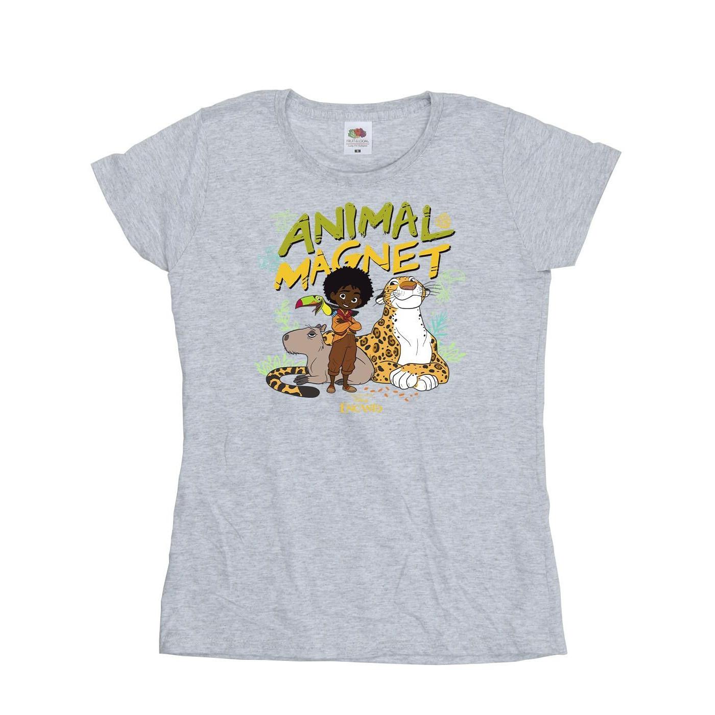 Image of Encanto Animal Magnet Tshirt Damen Grau XXL