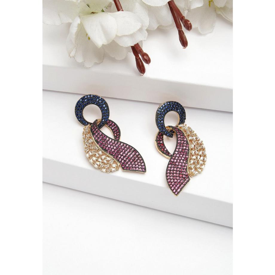 AVANT-GARDE PARIS  Diva Kollektion Cubic Zirconia Moderne Ohrringe 