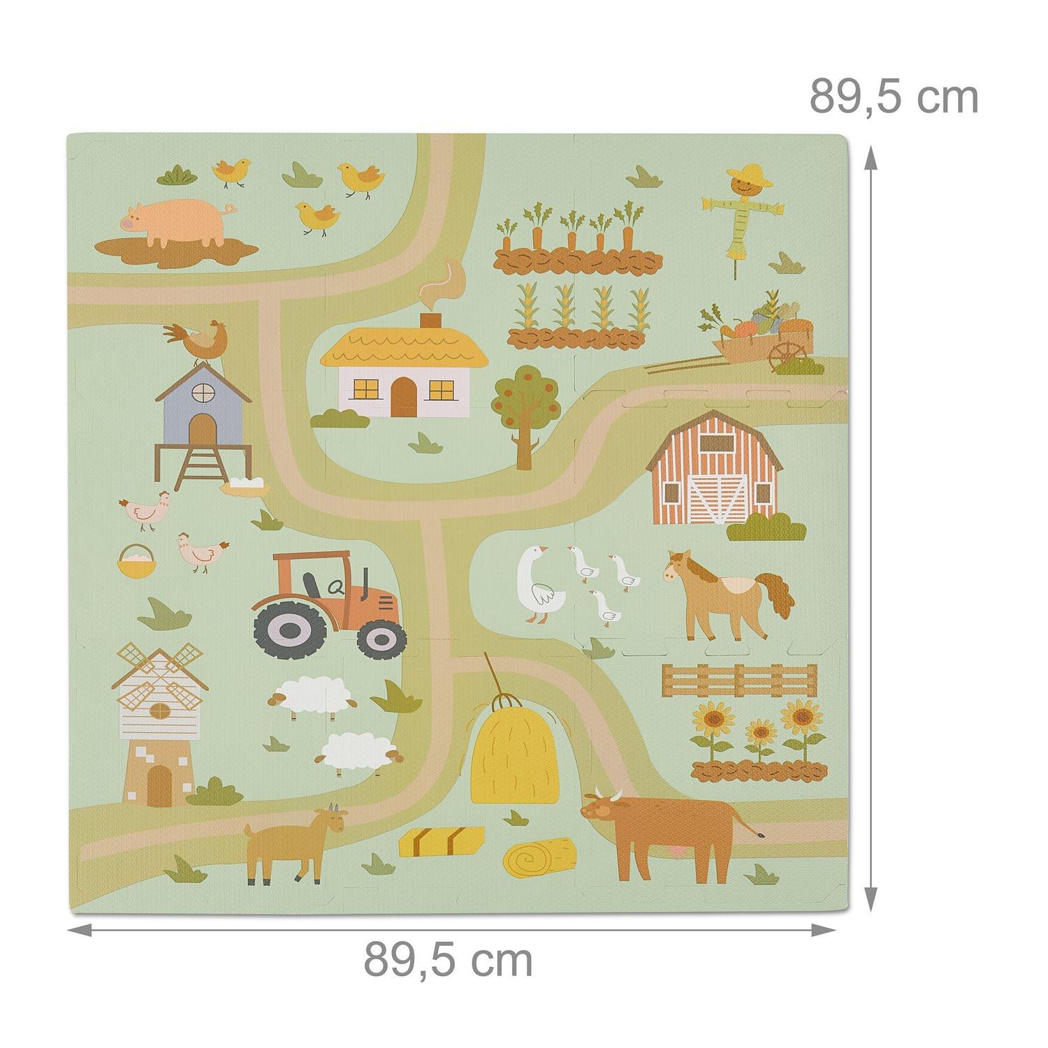 B2X Puzzlematte mit Bauernhaus  