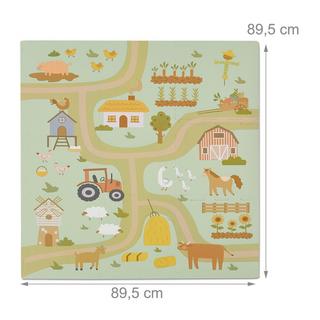 B2X Puzzlematte mit Bauernhaus  