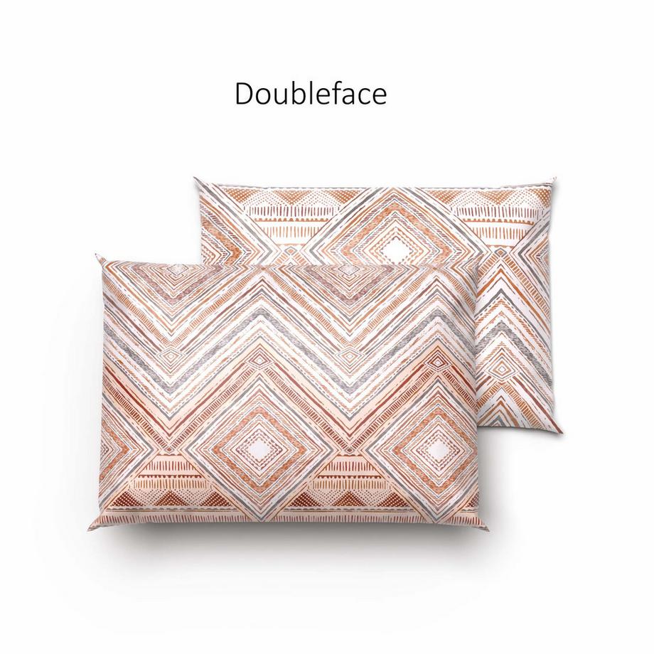 Lotus Kopfkissenbezug Bambus Lindsey orange