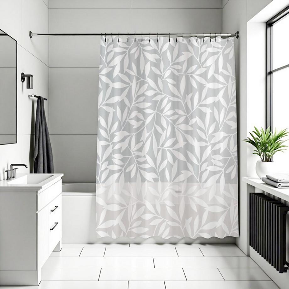 diaqua Rideau de douche PEVA Leaf  