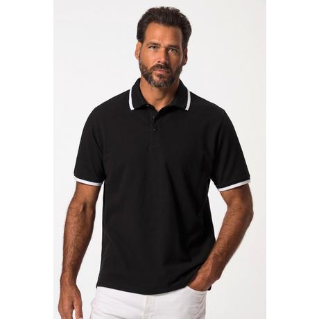 JP1880  Maglia polo con FLEXNAMIC®, mezze maniche e righe a contrasto, fino alla tg. 8XL 