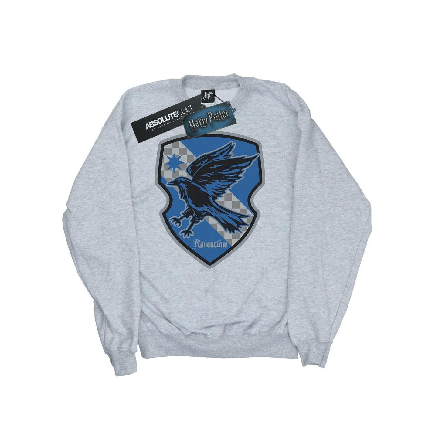 Image of Ravenclaw Crest Flat Sweatshirt Herren Grau M
