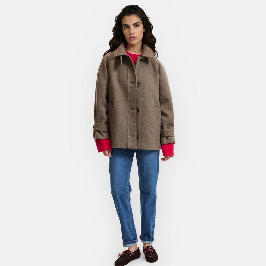 La Redoute Collections Manteau mi-long boutonné  