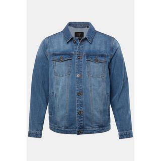 JP1880  Veste en jean poches poitrine et patte de boutonnage - jusqu'au 8 XL 