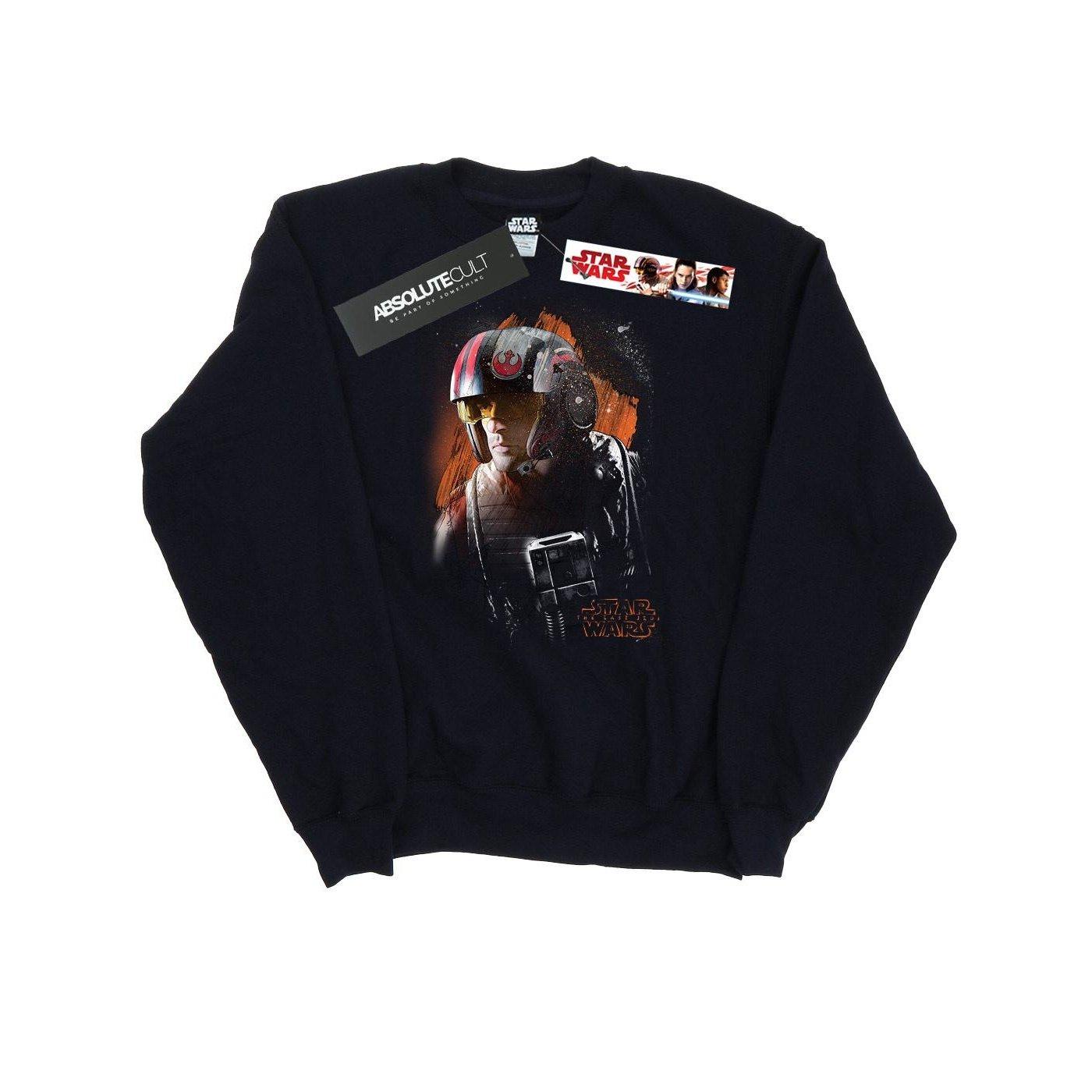 Image of The Last Jedi Poe Dameron Brushed Sweatshirt Damen Schwarz M