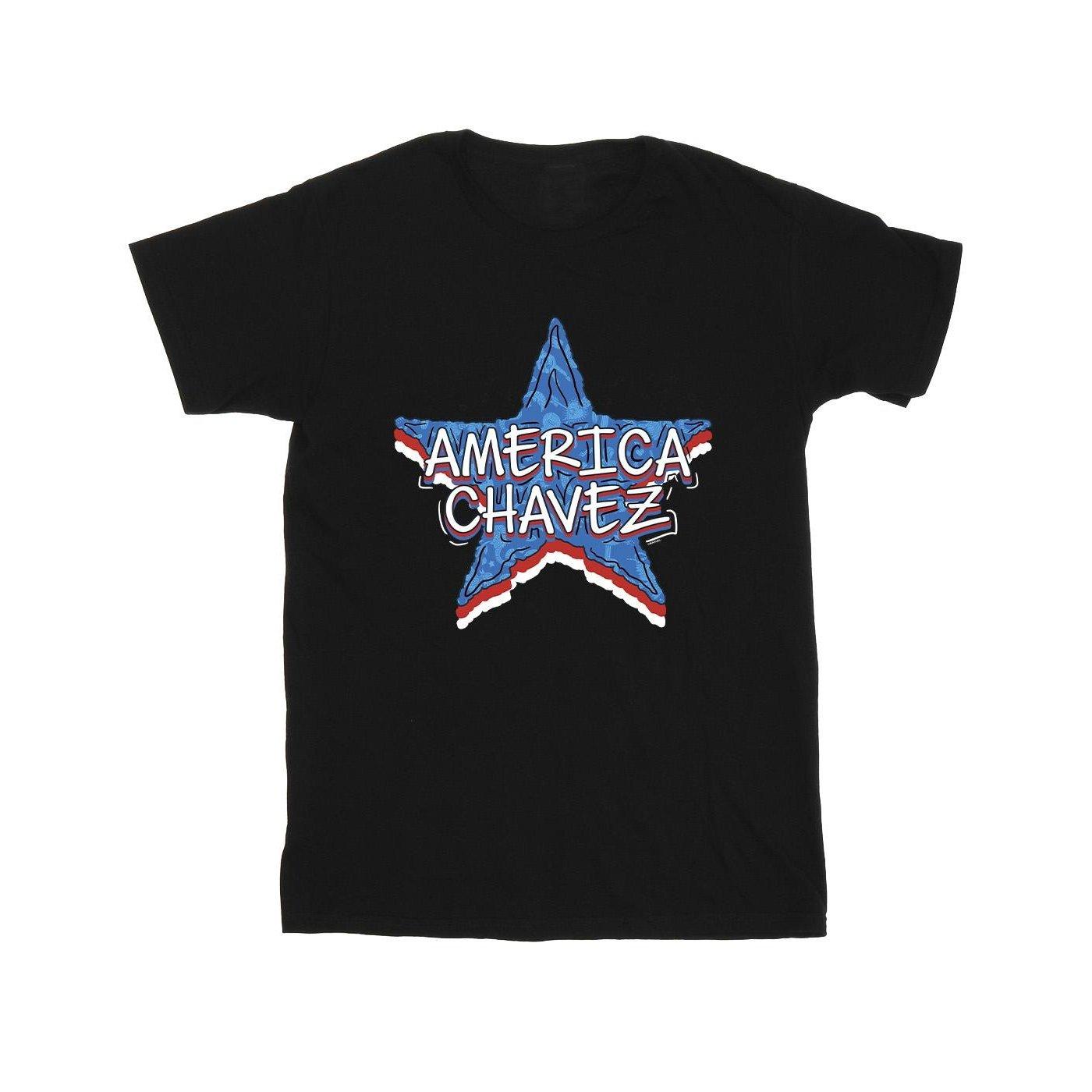 Image of Doctor Strange America Chavez Tshirt Unisex Schwarz 128