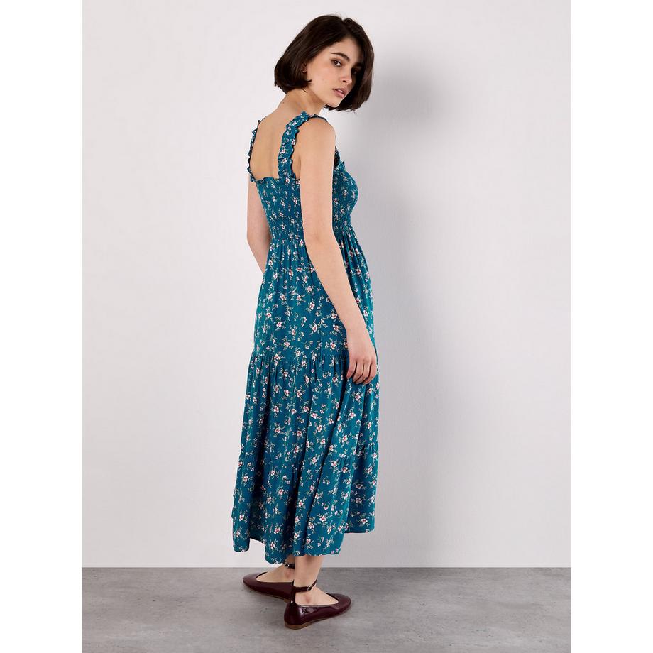 APRICOT Gestuftes Orchideen Print Kleid  