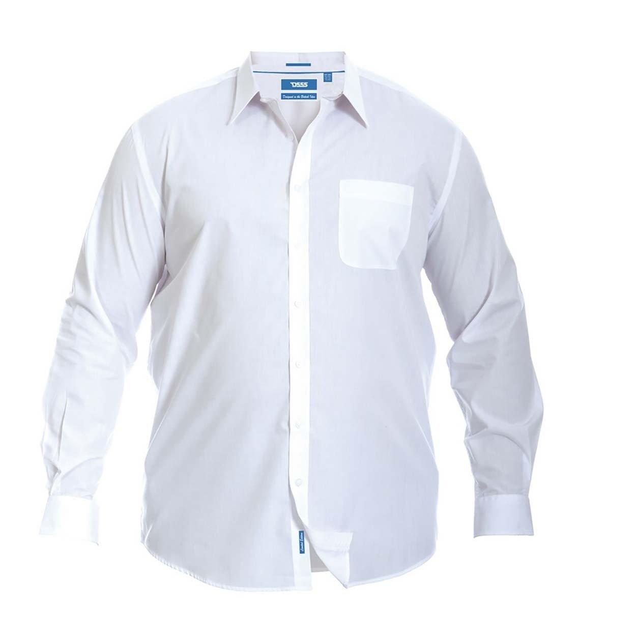 Image of Langarmhemd Aiden Kingsize, Regulärer Schnitt Herren Weiss 7XL