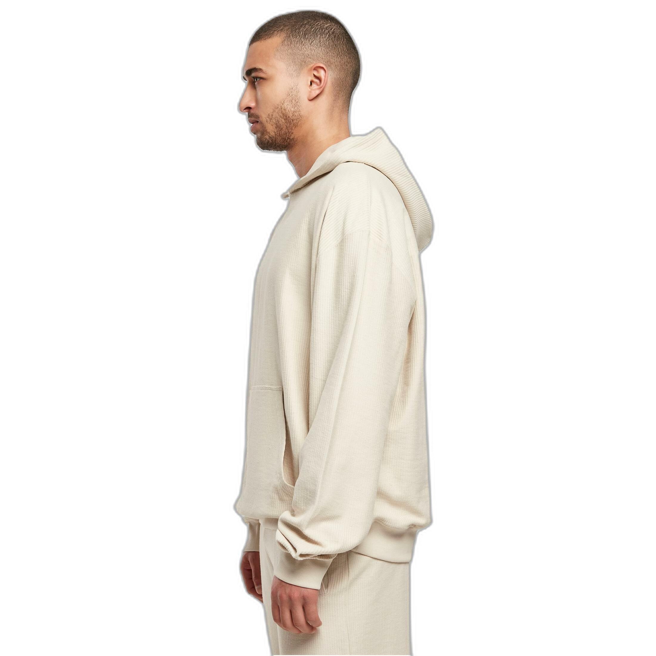 URBAN CLASSICS Rib Terry Boxy Kapuzenpullover  