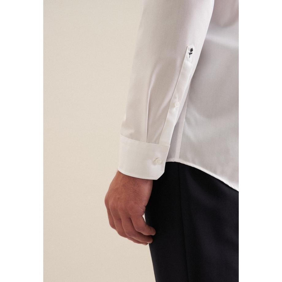 Seidensticker Business Hemd Regular Fit Langarm Uni  