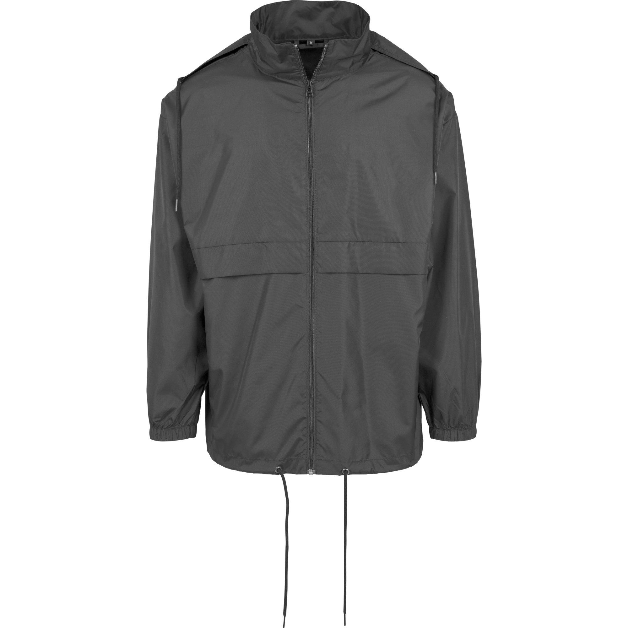 Image of Nylon Windjacke Herren Schwarz XXL