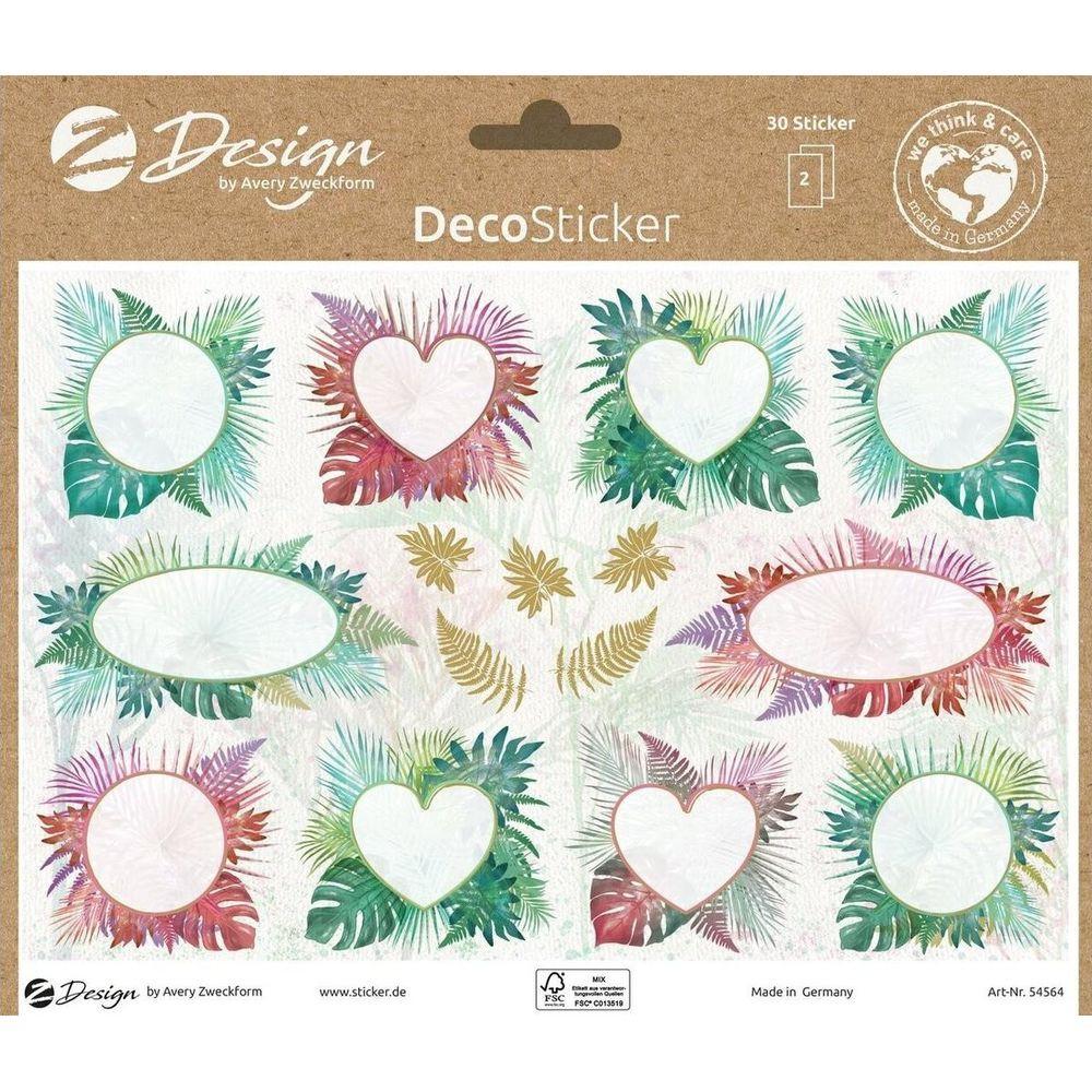 Image of Avery 54564Z Dekorativer Aufkleber Papier Mehrfarbig Entfernbar Multicolor