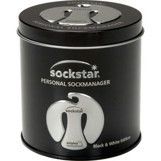 Sockstar Premium Geschenkbox Schwarz & Weiss Edition 20 Clips 4 Farben  