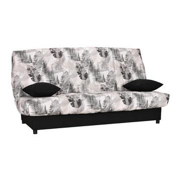 Schlafsofa Klappsofa mit Bettkasten - Stoff - Motiv Jungle - FARWEST II