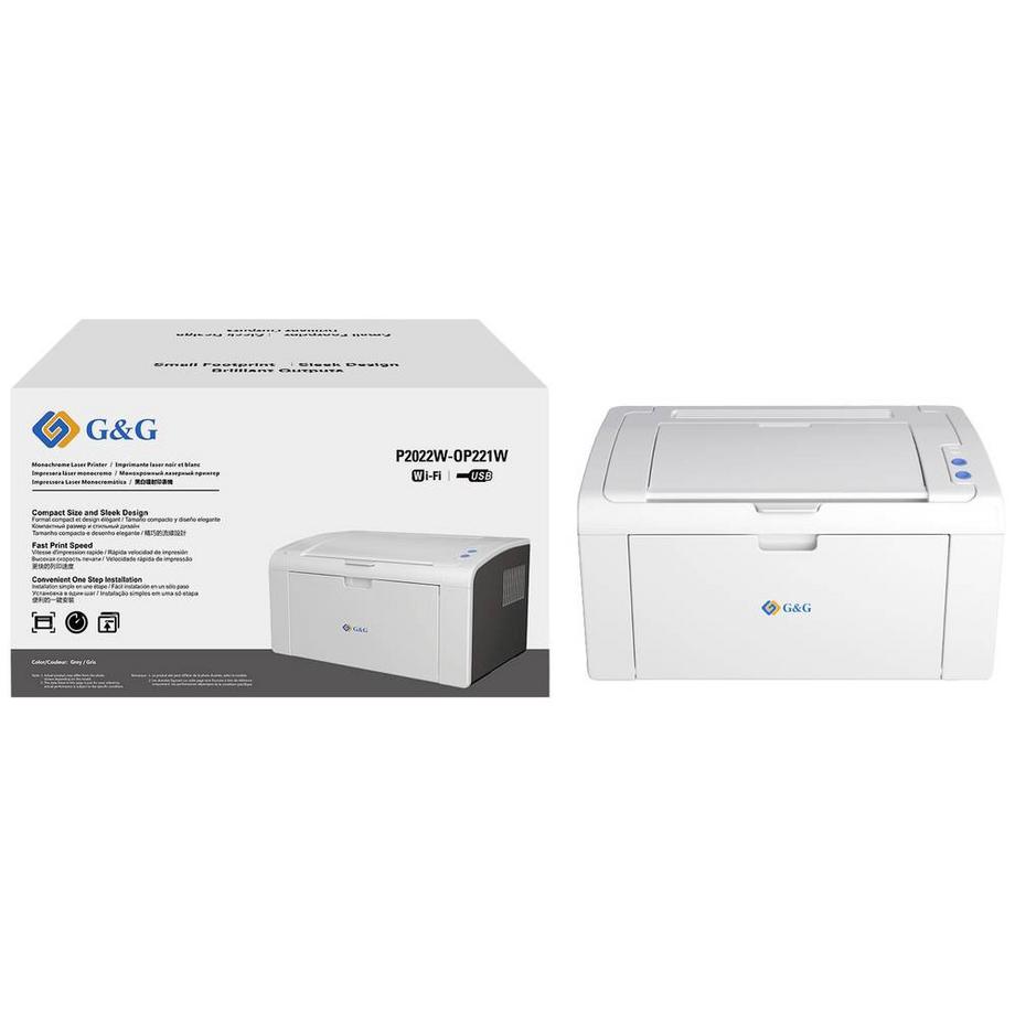 G&G  s/w Laserdrucker 22 Seiten/ Min. WLAN, Mobile App 