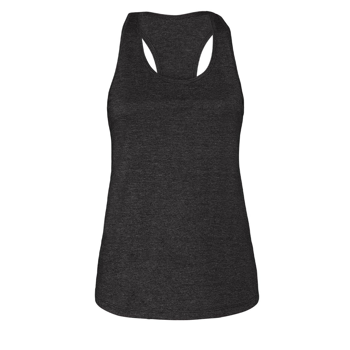 Image of Ärmelloses Oberteil Racerback Unisex Grau M