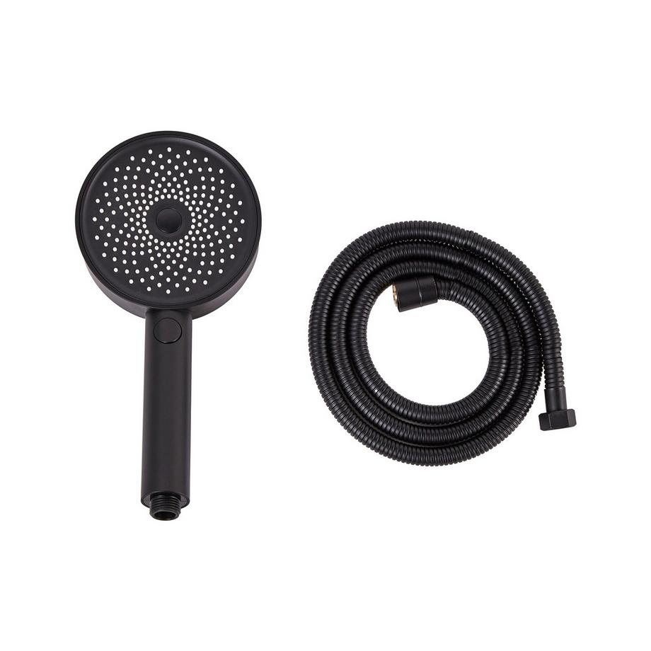 Beliani Kit de pommeau de douche avec tuyau flexible en ABS (matière synthétique durable) Traditionnel UYUCA  