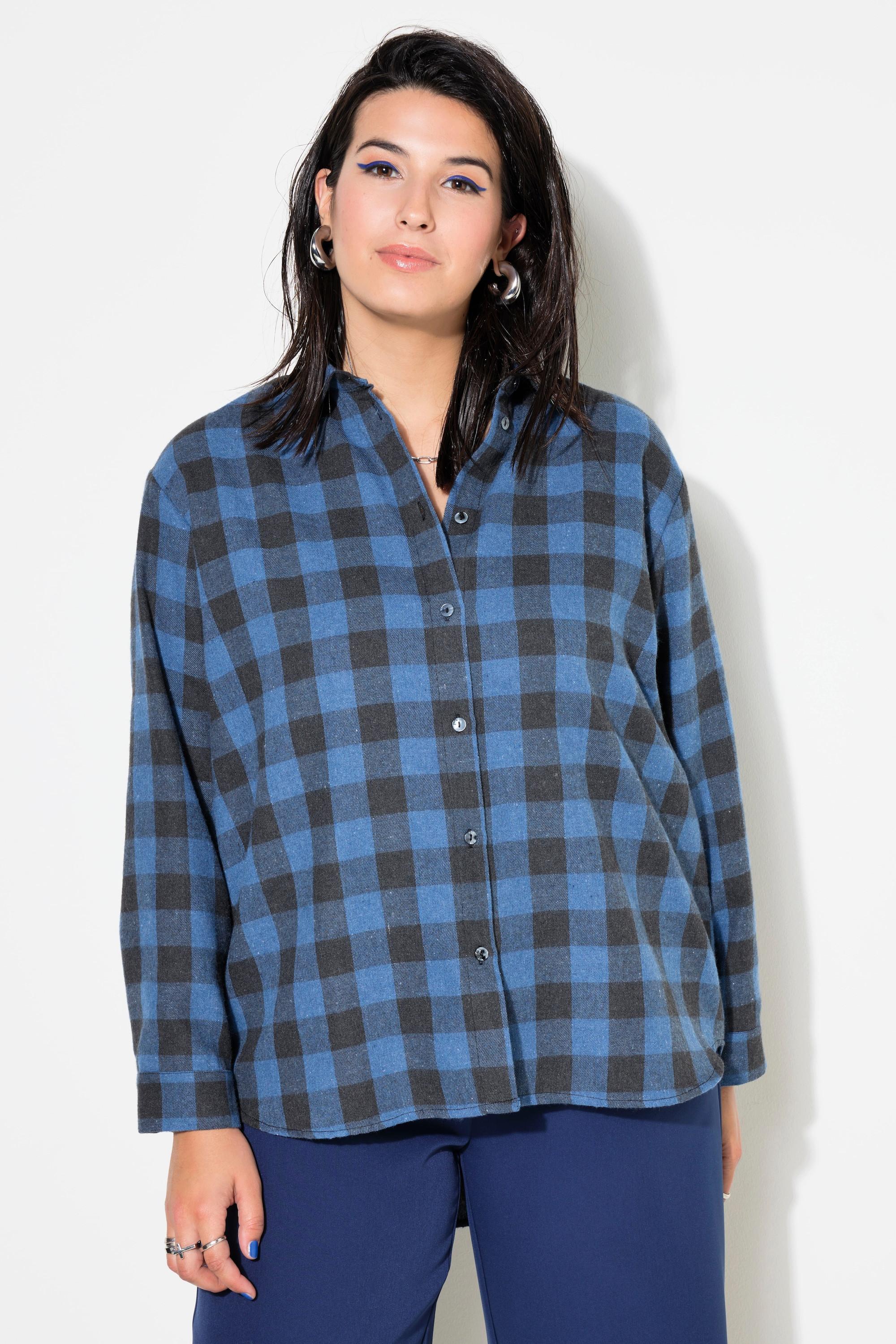 Studio Untold  Camicia a quadri dal taglio oversize con colletto da camicia e maniche lunghe 