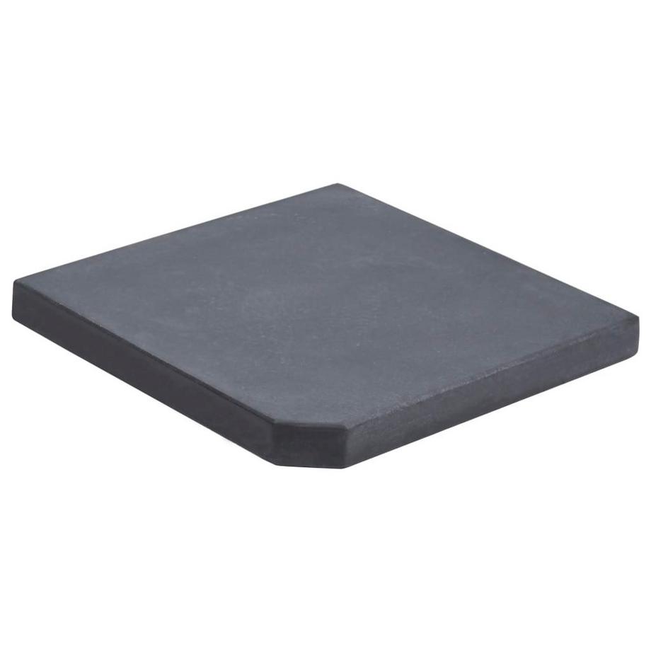 VidaXL Plaque de poids pour parasol granite  