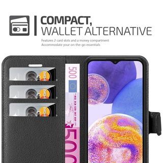 Cadorabo  Housse compatible avec Samsung Galaxy A23 4G / 5G - Coque de protection avec fermeture magnétique, fonction de support et compartiment pour carte 