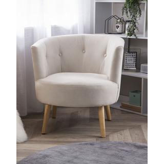 Beliani Fauteuil en Polyester Moderne ODENZEN  