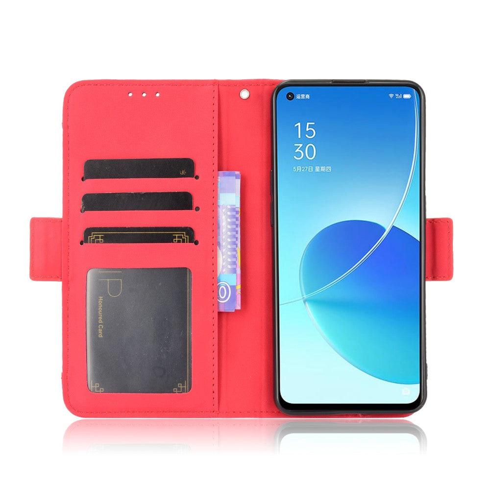 Cover-Discount  Oppo Reno6 - Etui Avec De Nombreux Compartiments Pour Cartes 