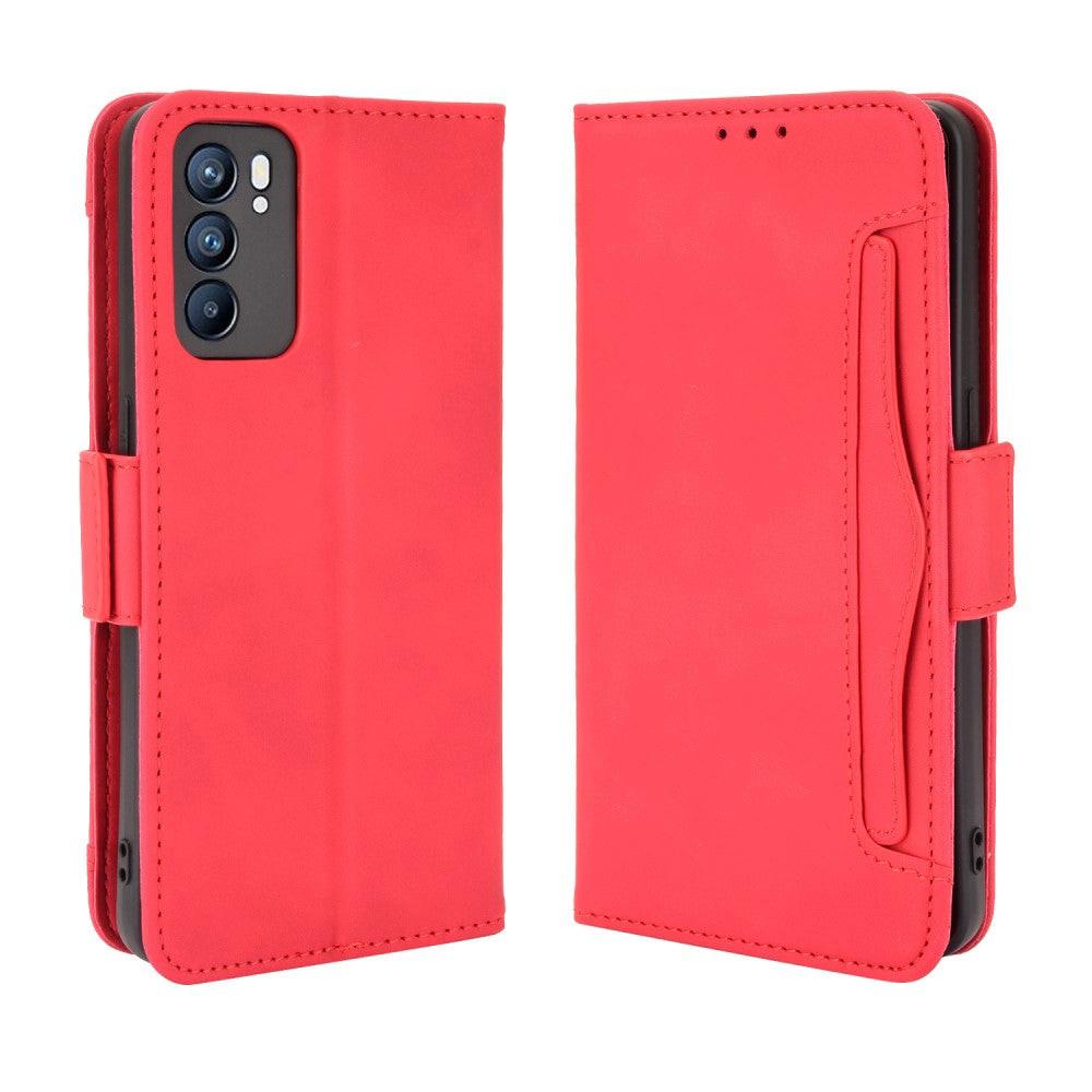 Cover-Discount  Oppo Reno6 - Etui Avec De Nombreux Compartiments Pour Cartes 