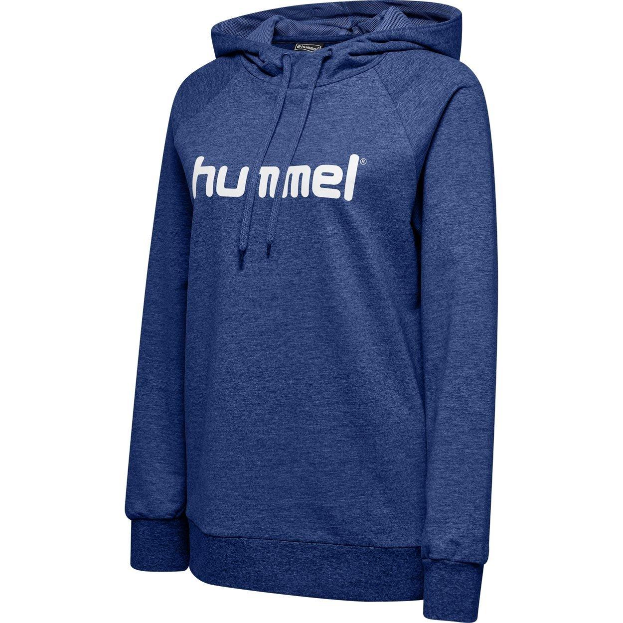 Hummel  felpa con cappuccio da cotton logo 