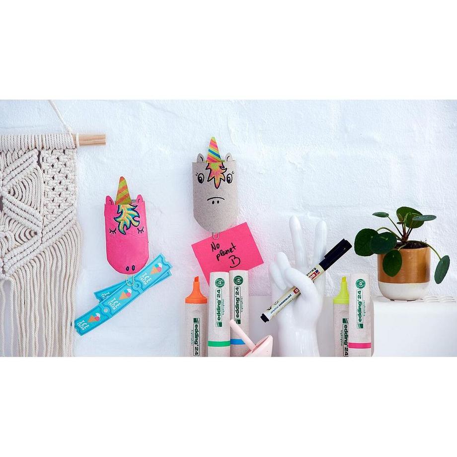 Edding Edding 24 EcoLine evidenziatore 1 pz Punta smussata Arancione  